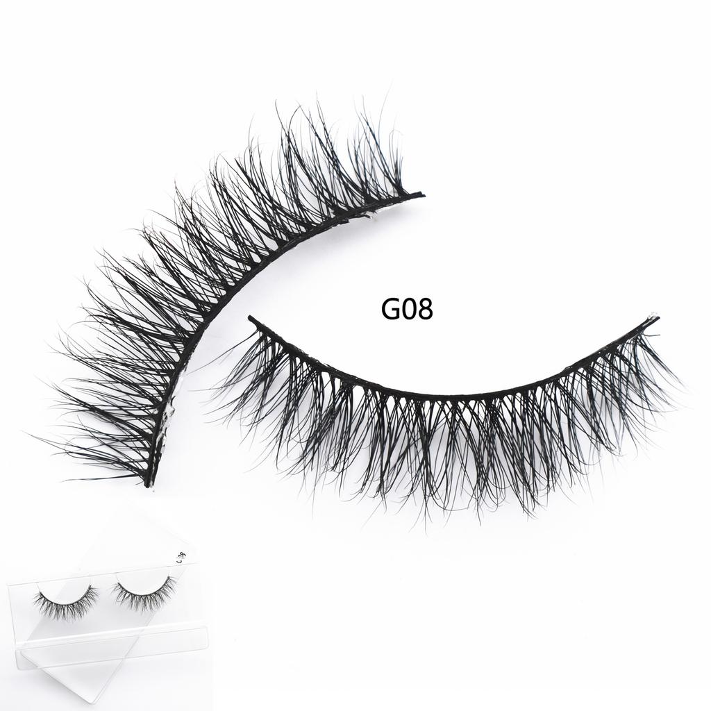 M62 Winged Mink Lashes Fluffy 3D Mink Eyelashes Natural Long Mink False Eyelashes Extension Mink Eyelashes Beauty Makeup Lashes