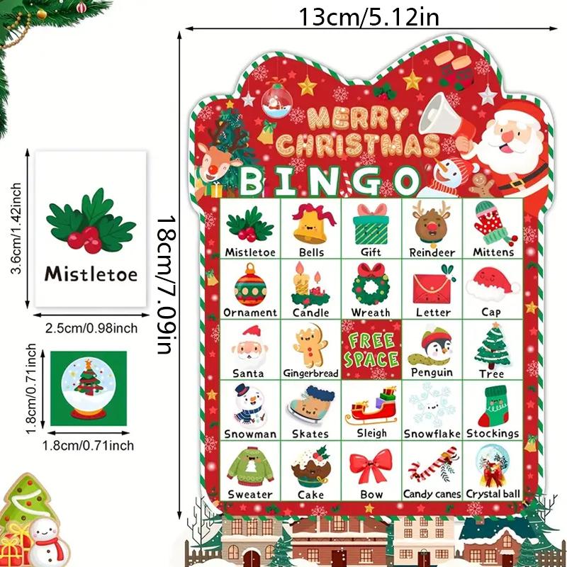 33pc/Set Colorful Birthdays Holiday Pattern For Family Gatherings Bingo Games Family Gatherings