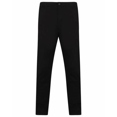 Henbury Mens Stretch Flex Waistband Chinos
