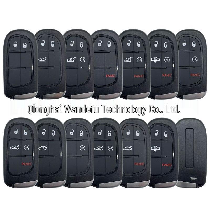 Key Shell for Jeep, Chrysler, Dodge, RAM, and Durango