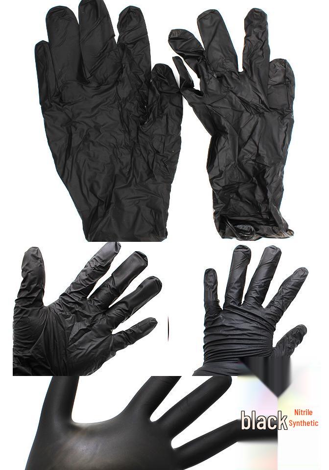 Nitrile Tattooing Gloves, High Elasticity, Powder-Free, 100pcs, Ideal for Beauty, PVC, Rubber, Latex, Food-Safe