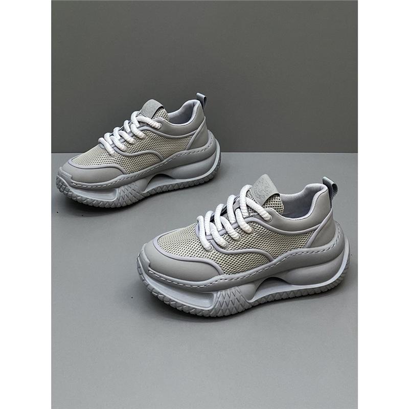 Light Luxury Summer New Breathable Sports and Leisure Shoes Platform Shoes Forrest Gump Dad Shoes