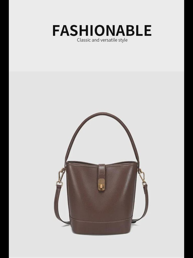 Dámská kabelka z pravé kůže 2024: Nová podzimní/zimní móda, vysoce kvalitní, univerzální taška přes rameno