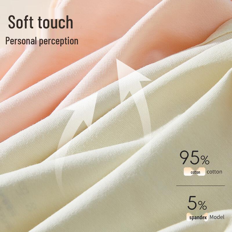 Langsha Women's Mid-Rise Cotton Blend Underwear