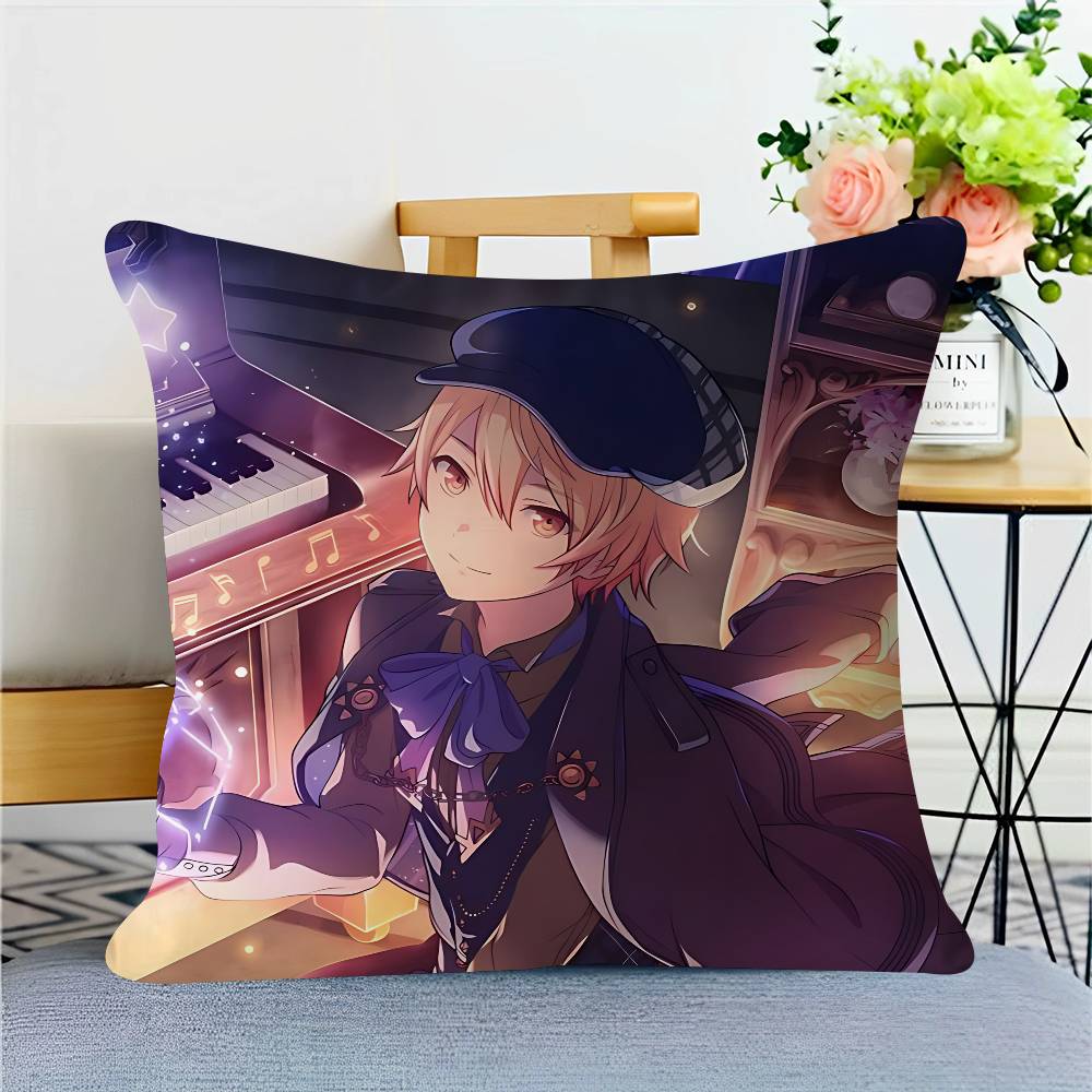 

Ensemble Stars T-Tenma-Tsukasa Pillow Gifts Home Office Furnishings Bedroom Sofa Car Cushion Cover Case 45x45cm 12x12Inch