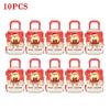 30PCS Doll Travel Suitcase Mini Size Carry-on Trolley Case Simulation Luggage Doll Accessories Christmas Candy Box Plastic