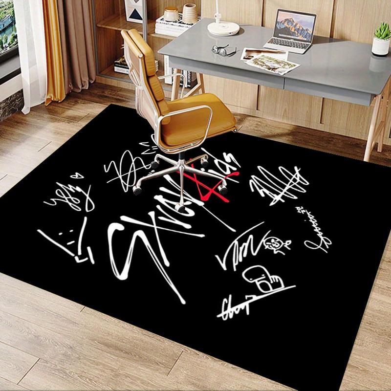 1pc Office Kpop Staykids Rug Chair Mats Study Room Carpet Office Supplies Christmas Gift Q131