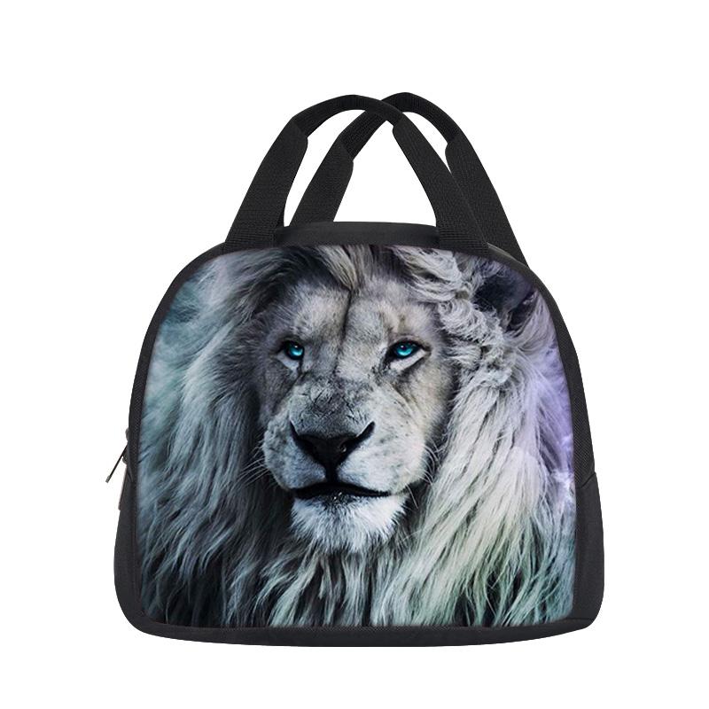 lion lunch bag versatile cartoon large capacity new item, best gift for boys and girls on school birthdays