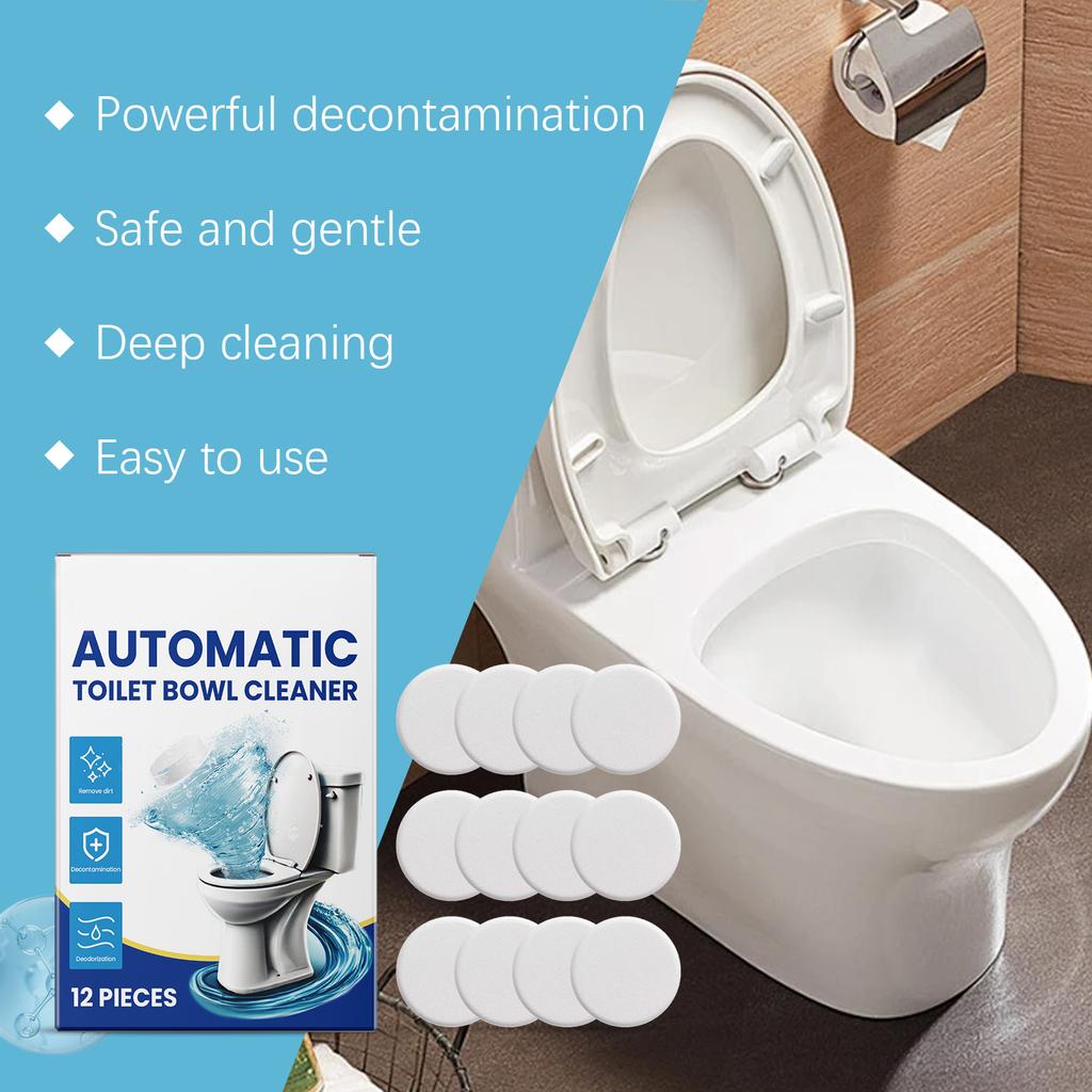Toilet Stain Remover Effervescent Tablets, Toilet Cleaner For Removing Grime, Urine Stains, And Odors.