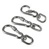 Stainless Steel Hook with Swivels for Dog Collar Carabiner with Swivels Joint Bolted Carabiner for Pet Leashes/Camping T