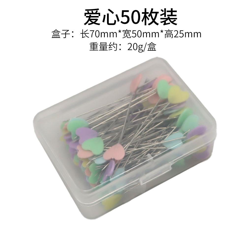 

50Pcs Dressmaking Pins Embroidery Patchwork Pins Sewing Embroidery Quilting Tools Needle Sewing DIY Sewing Accessories Tools