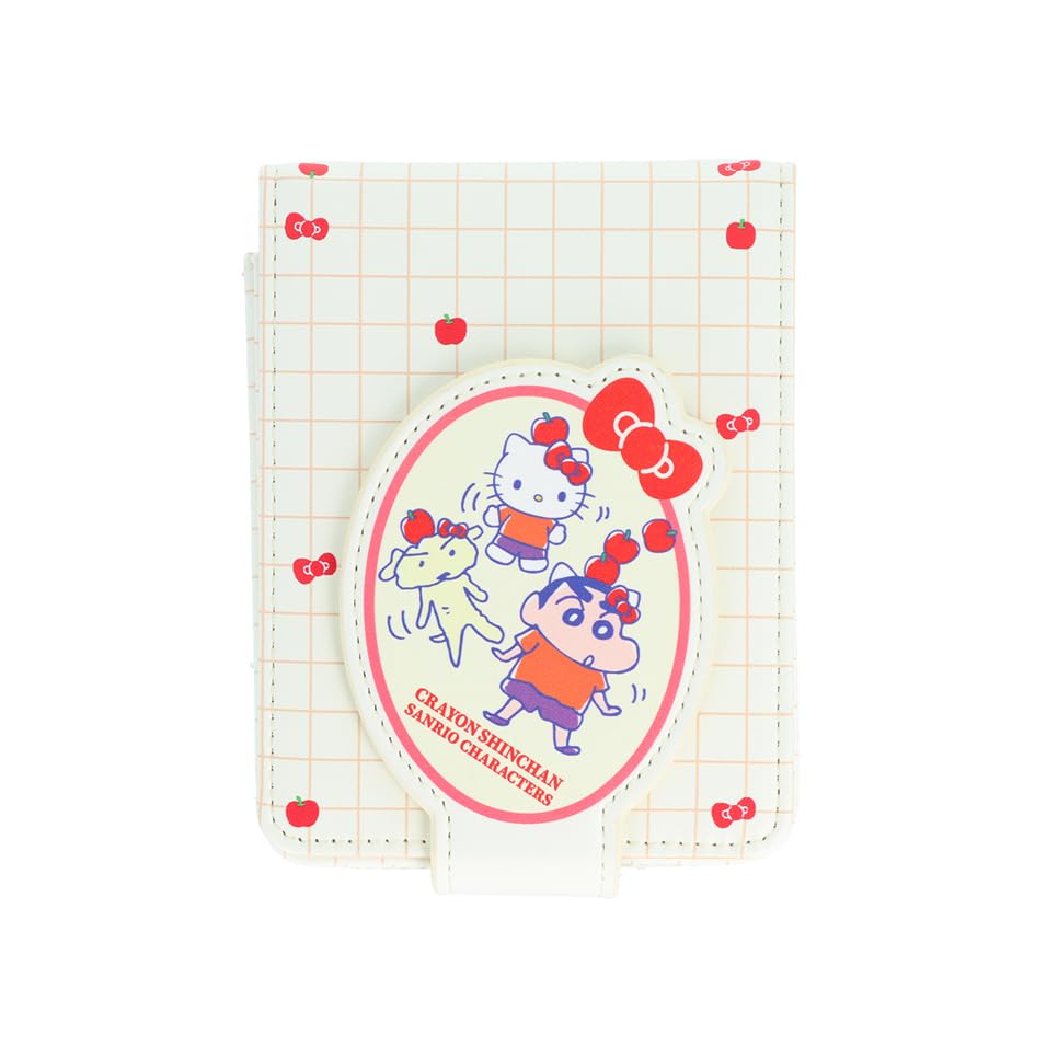 Sunstar Stationery Crayon x Sanrio Characters S2332892 Shin-chan Pouch, Freestanding, Yellow,