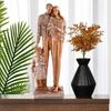 Resin Love Family Couple Showpiece for Home Decor Showpiece & Perfect for Home Shelves Decor Showpiece Golden, 15L x 10W x 19H Centimeters