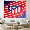 1PC Atletico Ma-drid Crest Printed Tapestry Room Decoration Wall Hanging for Living Room Bedroom, dormitory, Birthday and Christmas gifts