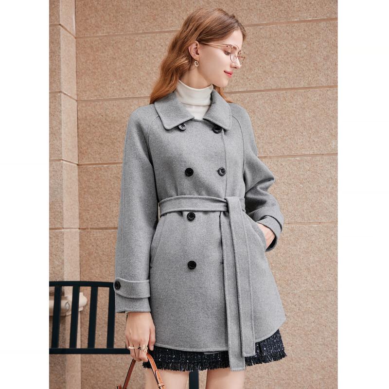 BETU Women's Winter Wool Blend Double-Sided Coat