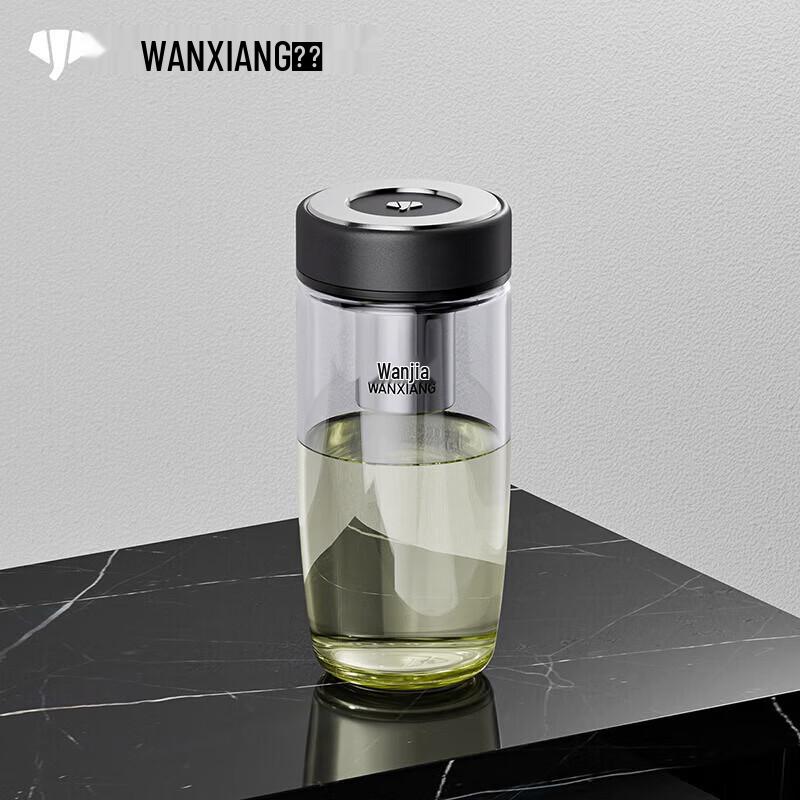 WANXIANG U393 Single-Layer Borosilicate Glass Water Cup
