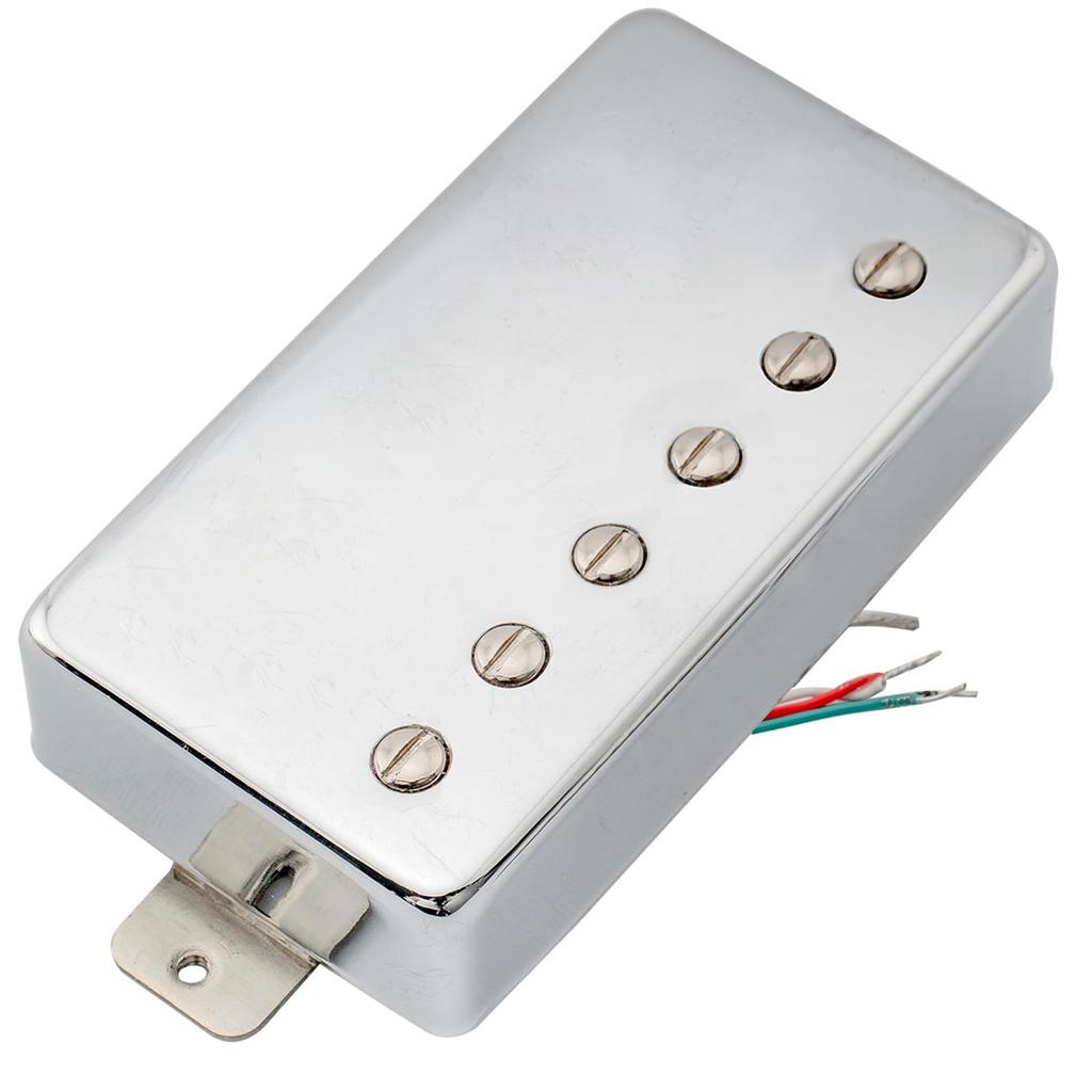 Artec LPA210 Alnico 5 Cover Humbucker Pickup Bridge PU for Les Paul Electric Chrome Guitar,