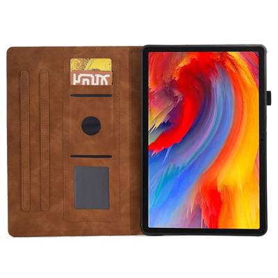 Für Lenovo Tab M11/Xiaoxin Pad 11 2024 Hülle Mikrofaserleder Eiffelturm Muster Tablet-Hülle