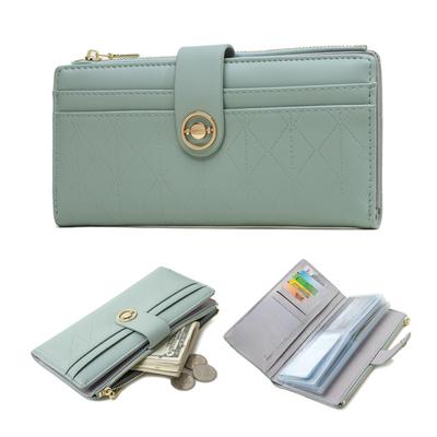 Einfache und vielseitige faltbare Damen Geldbörse mit mehreren Kartenfächern Damen Handtasche