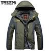 WTEMPO Outdoor Winter Fleece Vojenské Bundy Pánské Voděodolné Outwear Parka Pánská Větrovka Teplá Pláštěnka Kabát