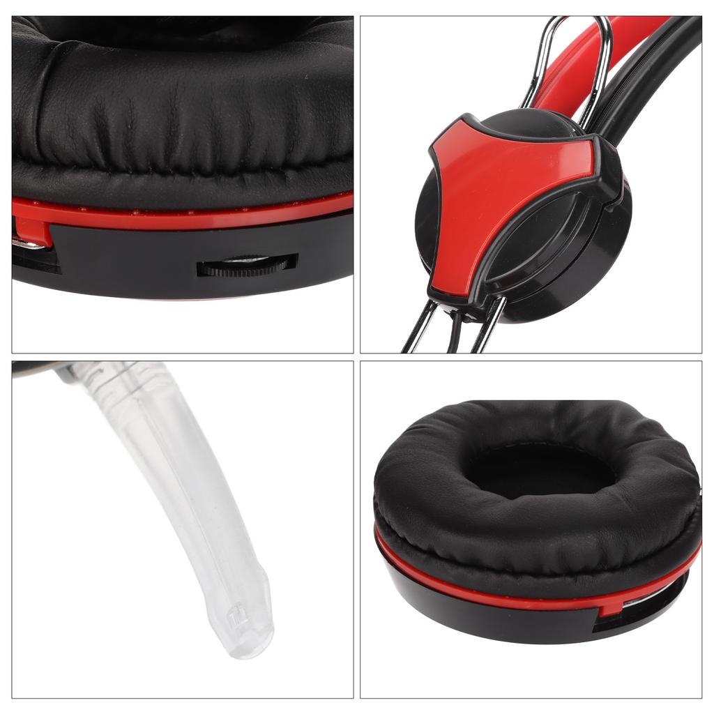 Gaming Headset Noise Cancelling Stereo Ergonomic Wired Computer Game Headphone with Microphone for PC
