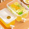 5L Doorzichtige Koelkast Waterdispenser Met Lekvrij Kraantje Makkelijk Te Vullen Drankcontainer Voor Thuis Keuken Kantoor