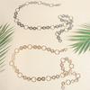 Punk Hip Hop All-Match Hollow Circle Waist Chain Vintage Waist Chain For Women Personality Waist Chain Clothing Accessories Gift