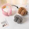 Cute Plush Headphones Winter Earmuffs Women's Warm Soft Ear Covers Imitation Cashmere Hair Band Fashion Earflap Outdoor Supplies