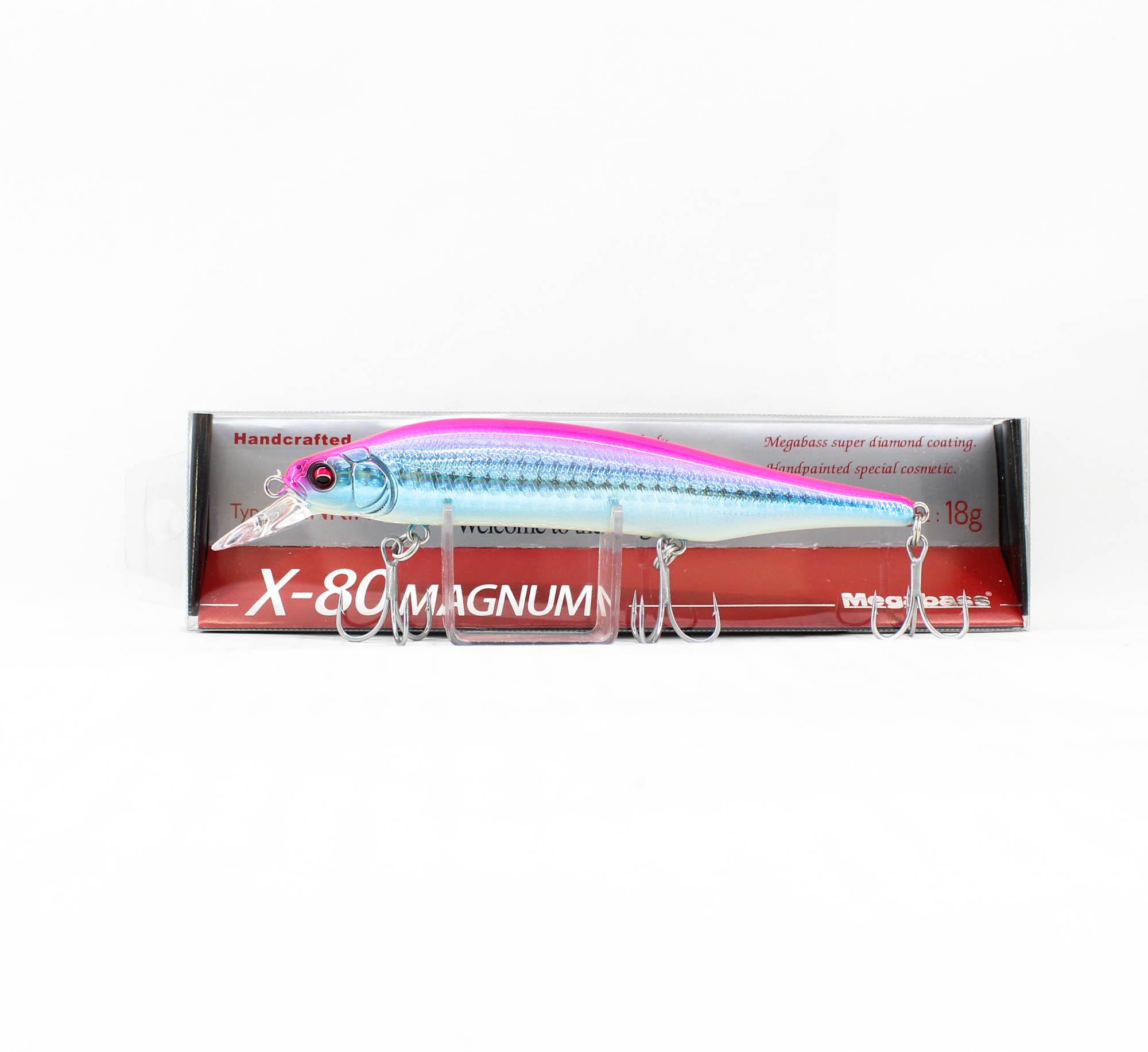

Тонущая приманка Megabass X-80 Magnum GG Кораллово-розовая задняя часть RU (7055)