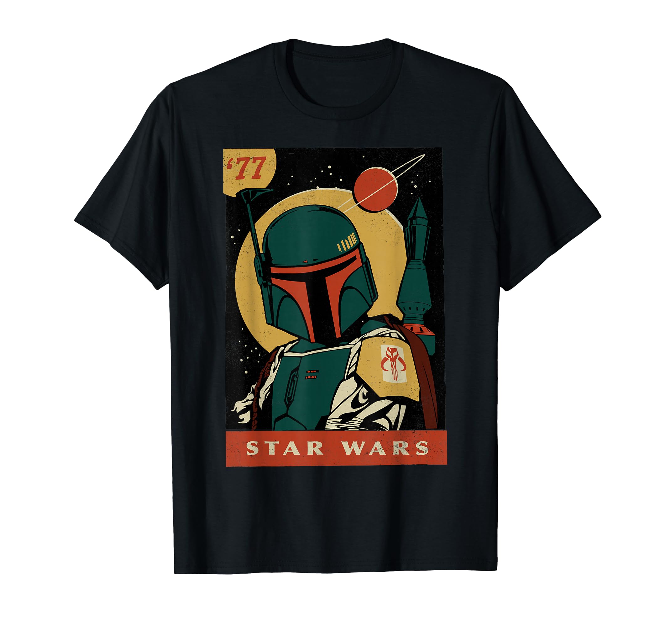 

Star Wars Boba Fett Retro Comic Cover T-Shirt