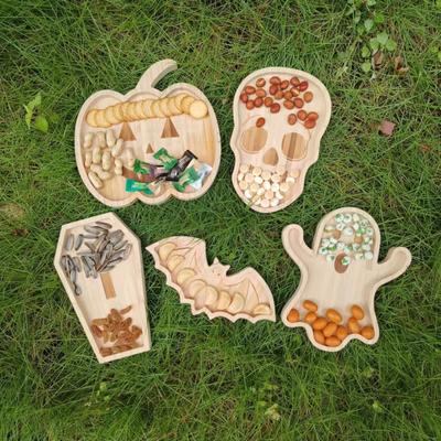 Halloween New Pattern Tray Home Candy Decoration Tray Ornaments