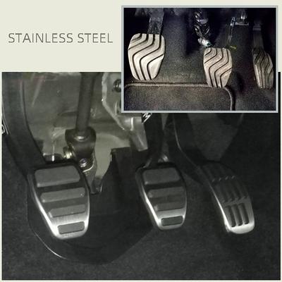 Stainless Steel Car Gas Fuel Brake Pedal Non-slip Pedal Pad For Renault Megane IV 2016 2017 2018     AT MT