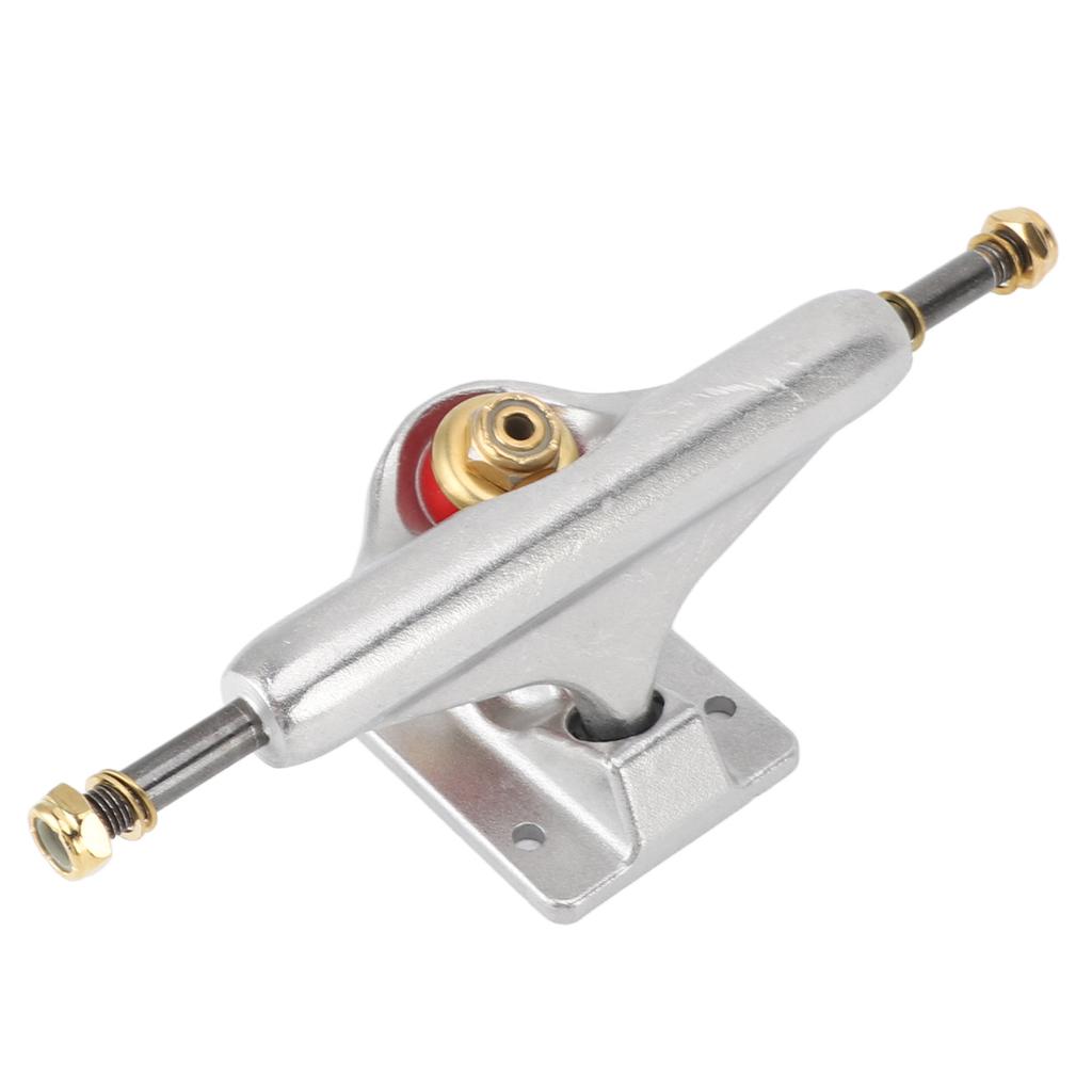 2PCS Skateboard Trucks 5 Inch Aluminum Alloy Hollow Lightweight Shock Absorbing Skateboard Bridge Br