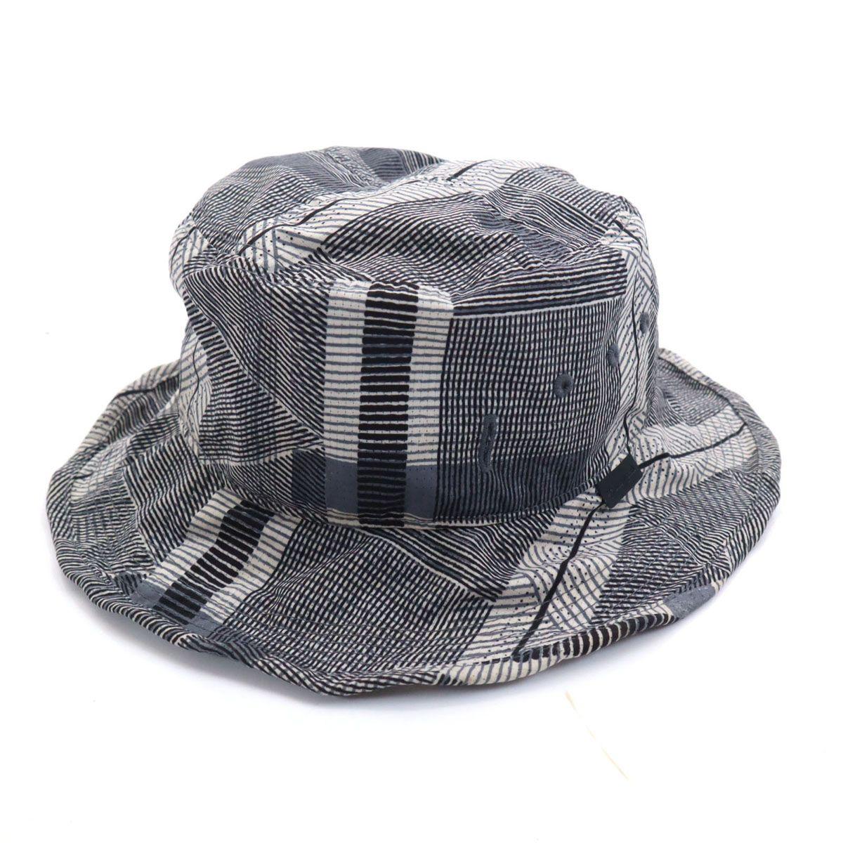 Used snowpeak Snow Peak all-over pattern bucket hat gray hat outdoor UG-827 men s old clothes