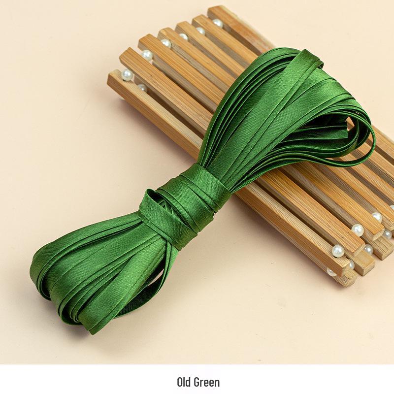 Hengmeihe 0.85cm Satin Cheongsam Hemming Strip: Solid Color, Imitation Silk, Non-Iron Accessories for Women
