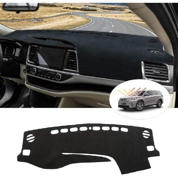 Cartist Dashboard Cover Mat For 2011-   Jeep Grand Cherokee Accessories Dash Cover Suede Dash Mat Sunshade Glare UV Rays Protector (NOT For Jeep