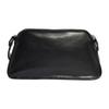 New Adidas Originals Polyurethane Embossed Trefoil Shoulder Bags Black IT7380