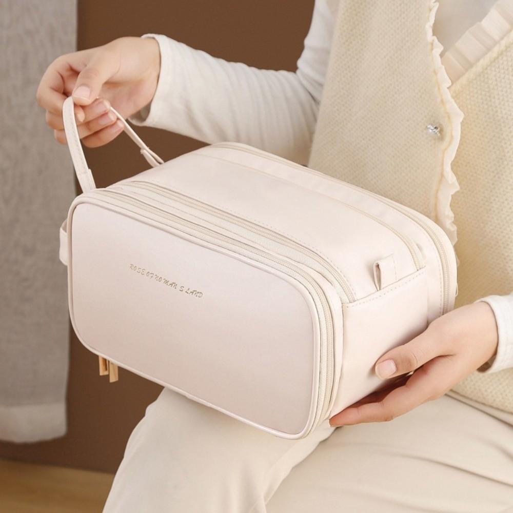 Waterproof Makeup Pouch Bag Multifunction Travel Wash Bag Ins PU Leather Cosmetic Bag  Shopping