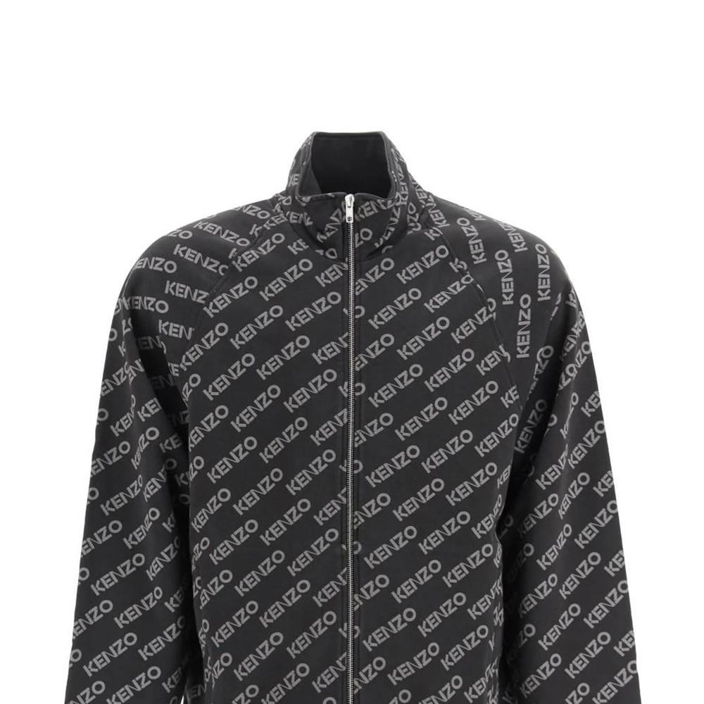 Previous Season logo print zip-up jacket FC65BL7914MF-99