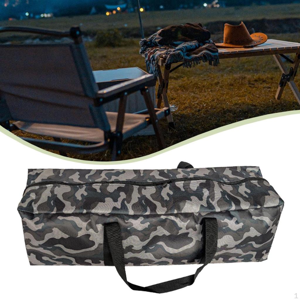 Camping Tent Pole Storage Bag Organizer Pouch Carrying for Trips Fishing