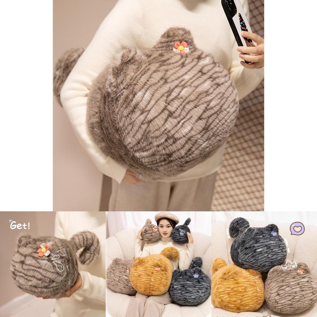 Adorable Cat Plush Toy Soft Cuddly Pillow Doll For Girls Perfect Gift For Sleeping
