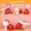 My Melody Peach Series Model Ornament Set For Anime Fans