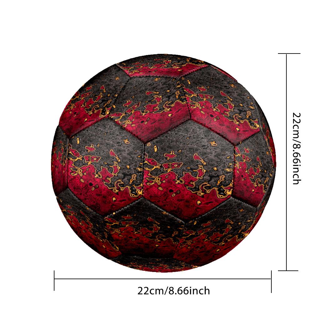 1PC Abstract Patterns Size 5 Soccer Balls, Anti-Slip, Outdoor Sport, a Unique Gift, Birthdays, Christmas gifts Valentine'S Day gifts A38
