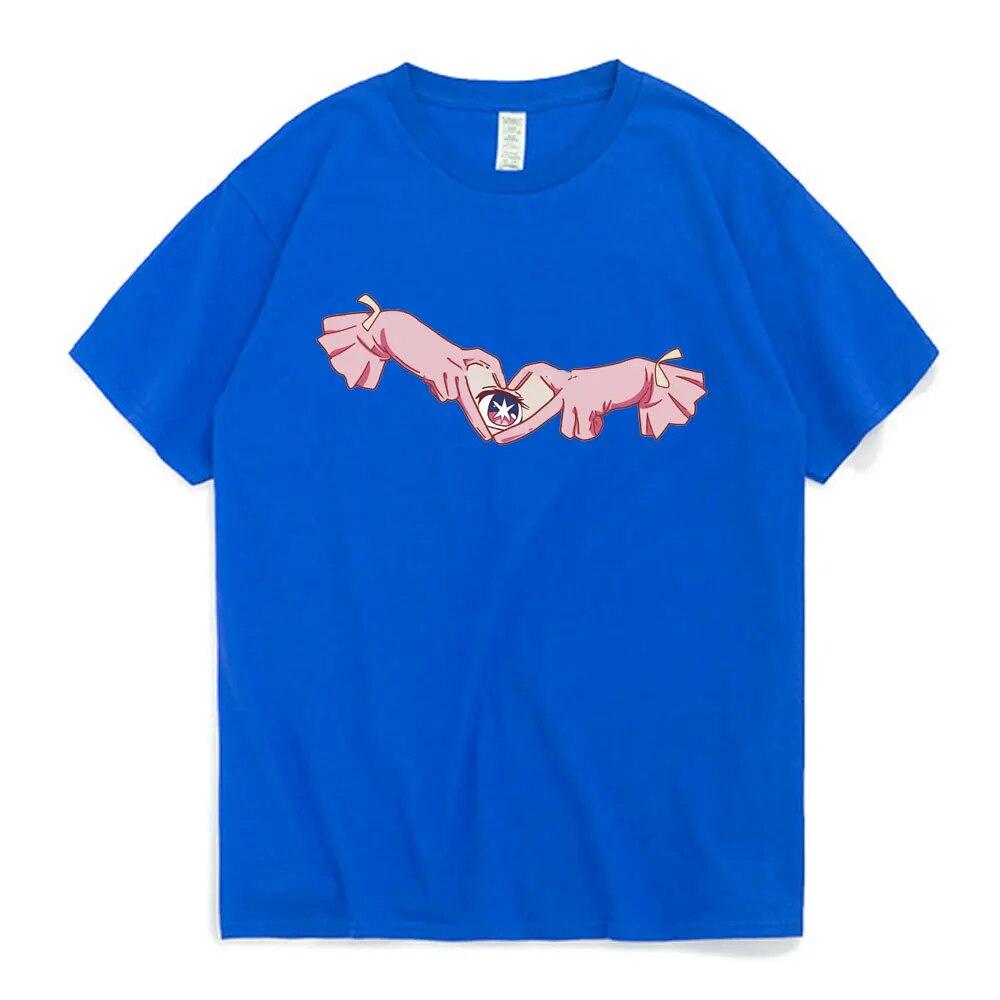 2023 nowy Oshi No Ko Anime Ai Hoshino Kawaii T koszula kobiety i unisex japońska koszulka unisex z motywem kreskówkowym z krótkim rękawem letnie koszulki bawełniane