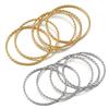 10 Stück 30/50 mm Edelstahl-Spiralringe im koreanischen Stil, vergoldet, gedreht und geschlossen, für Ohrringe, Schmuckherstellung, DIY
