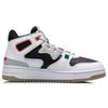 New LiNing Attack 2020 Cushioning Anti Slip And Wear Resistant Mid Top Vintage Basketball Shoes Women's White Black AGBQ116-2