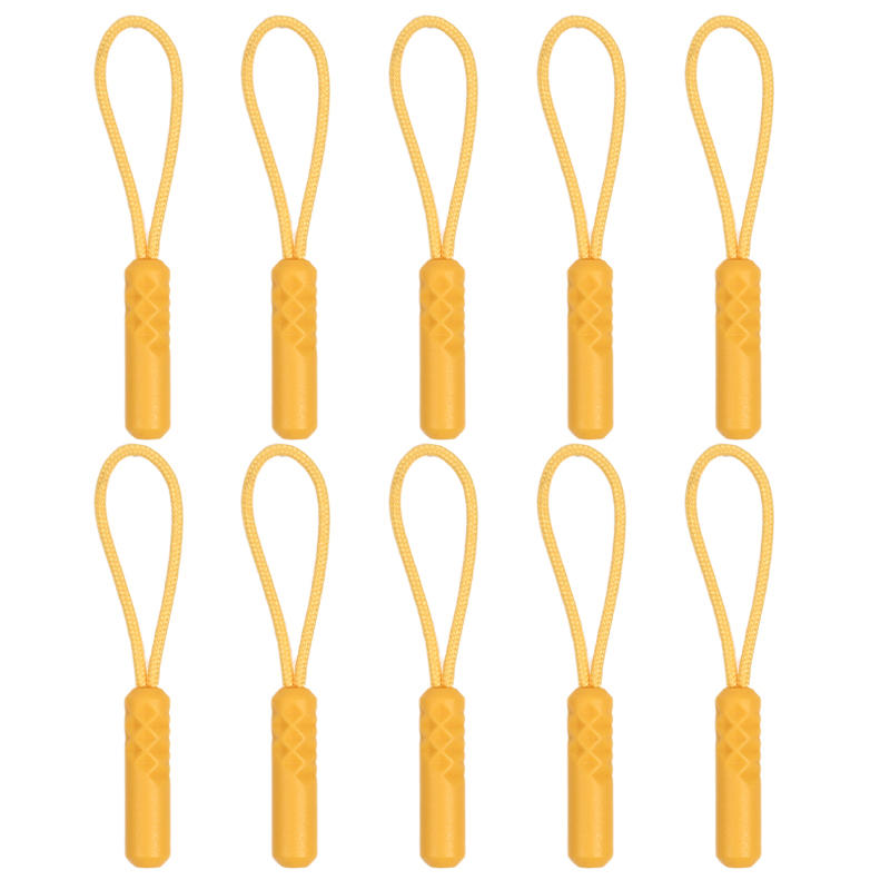 10 ks/sada 10 barevných zipů, stahovacích koncovek, náhradních sponek na lano, spony na přezku, kufr, stan, batoh, zip na šňůru