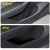 For Tesla Model Y Juniper 2025+ Door Side Storage Box Fully Covered Door Storage Tray TPE Front And Rear Door Side Storage Boxes