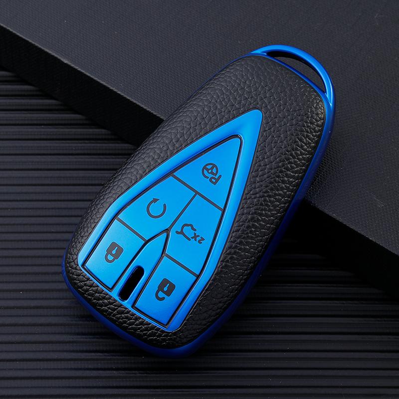 3/4/5 Tasten TPU Leder Auto Schlüsselhülle Vollabdeckung Schale Für Changan CS35PLUS CS55PLUS CS75PLUS 2019-2020 Schutz