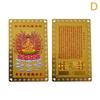 Collection Tibetan Buddhism Exquisite Copper Card Amulet Thangka Fortune Card Buddha Safe And Good Luck Card Gift